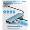 Hub USB C 5 en 1 divisor USB C Thunderbolt 3 Hub a 4K_2