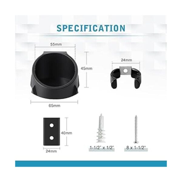Lenink Paquete de 2 soportes de pared para sable de luz