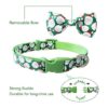 Collar de perro de Navidad con corbatín paquete de 2