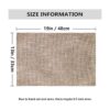 Kevin Textile Juego de 4 manteles individuales