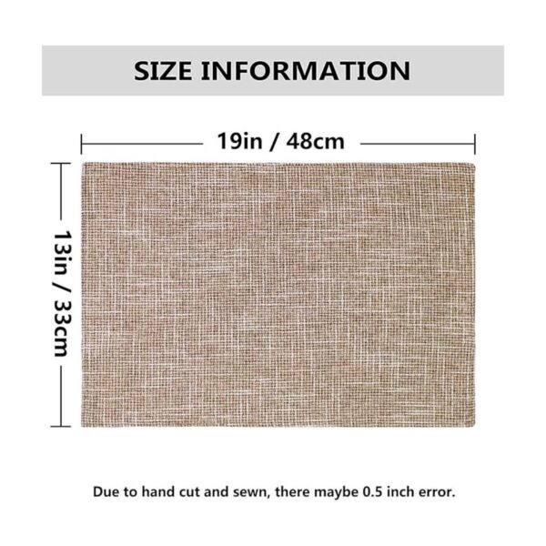 Kevin Textile Juego de 4 manteles individuales