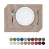 Kevin Textile Juego de 4 manteles individuales