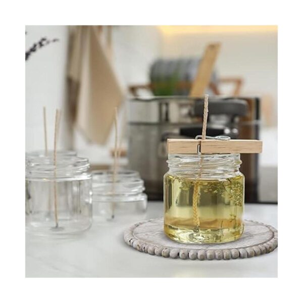 4 posavasos de madera con cuentas de 3.9 pulgadas