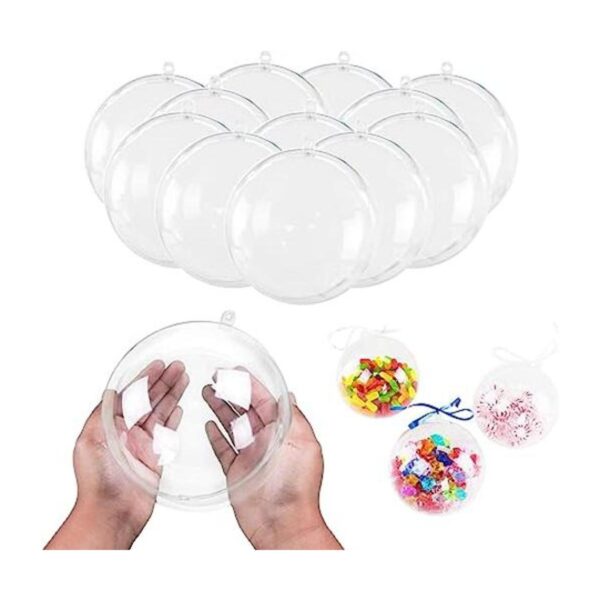 Kit de manualidades de plástico grande transparente de 5.5