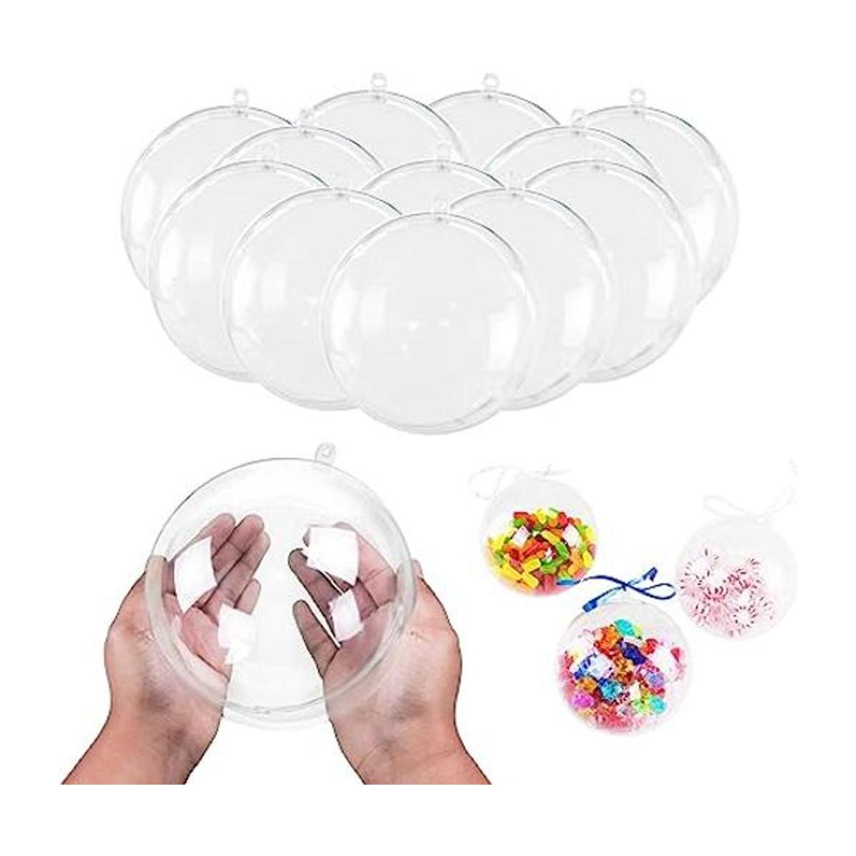 Kit de manualidades de plástico grande transparente de 5.5