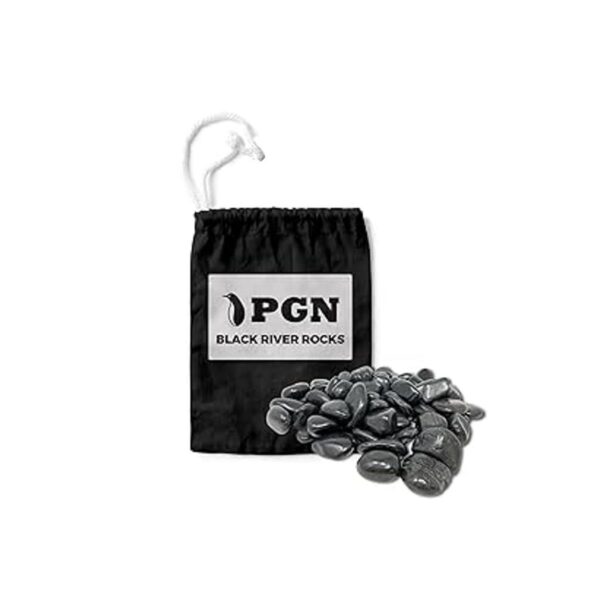 PGN Black River Rocks para plantas 5 libras rocas negras_2