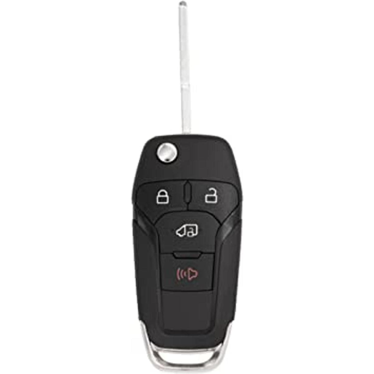 Keyless2Go Repuesto para llave giratoria de 4 botones para