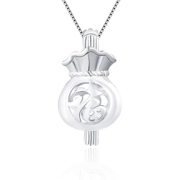 LGSY Bolsa de la suerte de plata de ley 925 grabada china_1