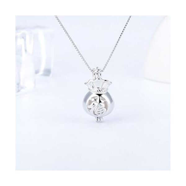 LGSY Bolsa de la suerte de plata de ley 925 grabada china_5