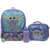 Disneys Mandalorian Baby Yoda Juego de mochila de 4_1