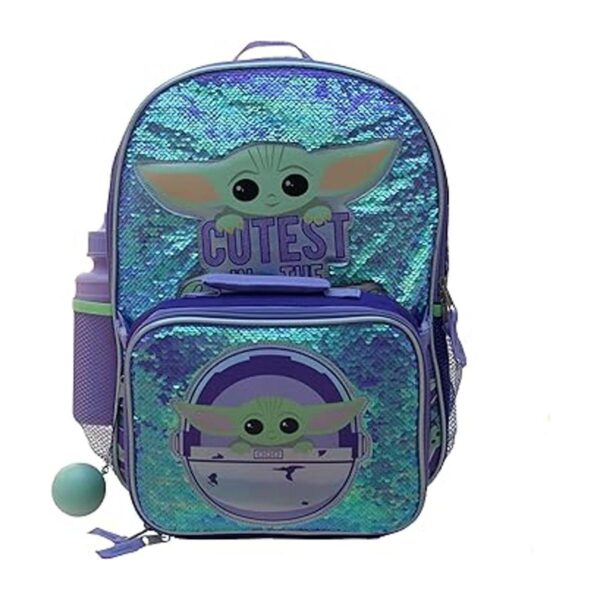 Disneys Mandalorian Baby Yoda Juego de mochila de 4_3
