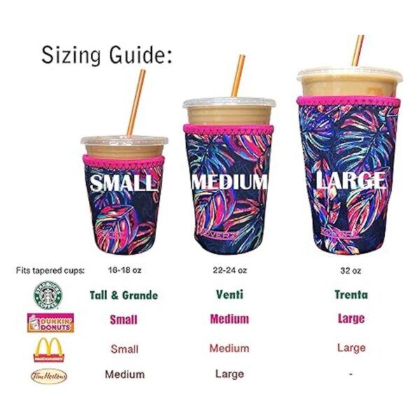 Koverz 3Pack Iced Coffee Sleeve SET OF 3 Black Camo_3