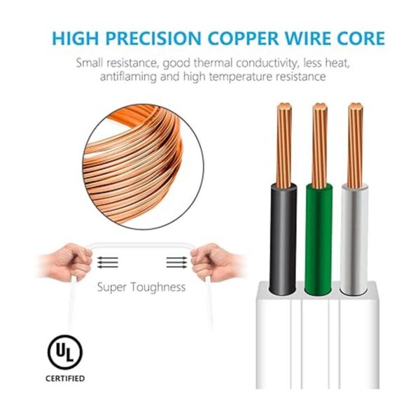Kasonic Paquete de 2 cables de extensión de 6 pies y 3_3