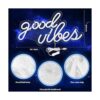 Olekki Blue Good Vibes Letrero de neón LED para_3