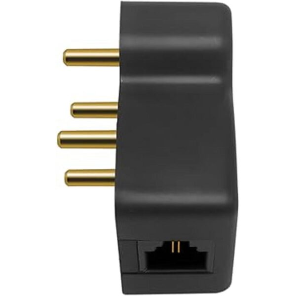NECABLES Adaptador de teléfono de 4 clavijas macho a RJ11_4