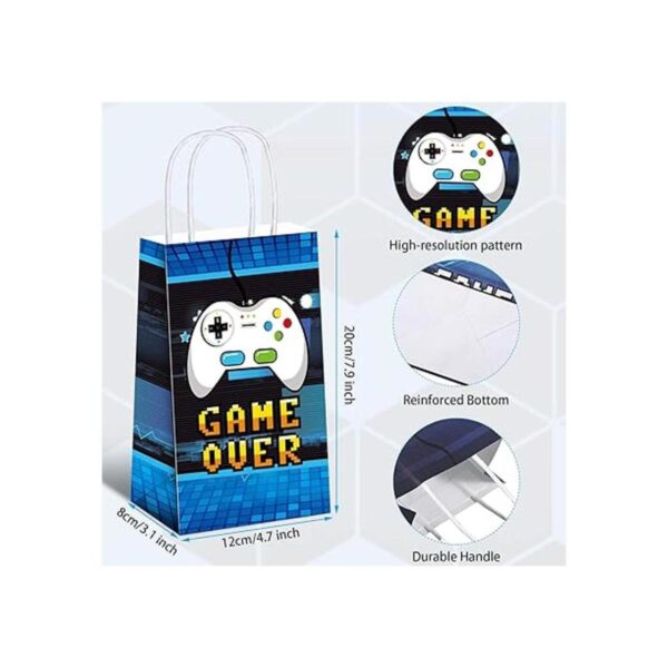Paquete de 16 bolsas de regalo de fiesta de juegos_3