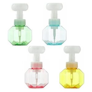 4 botellas de espuma en forma de flor 10.1 fl oz