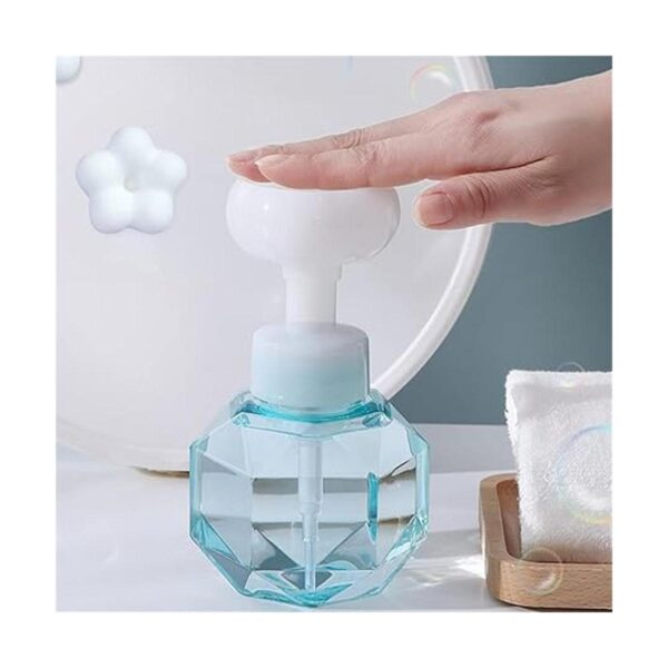 4 botellas de espuma en forma de flor 10.1 fl oz