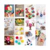 Kit para hacer pompones 6 tamaños para hacer pompones