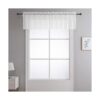 FINECITY Cenefa de encaje blanco para ventanas de cocina_3