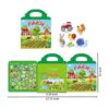 Juguetes adhesivos reutilizables para niñas de 2 3 4 y 5