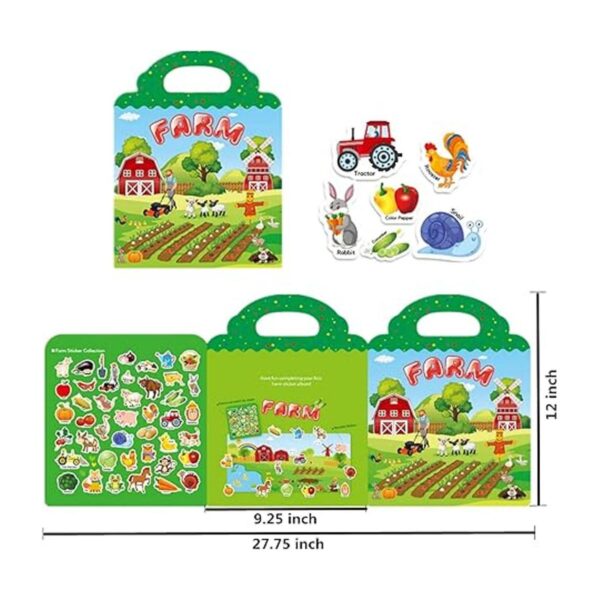 Juguetes adhesivos reutilizables para niñas de 2 3 4 y 5