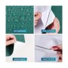 FunStick Papel tapiz de tela de hierba verde verde azulado_4