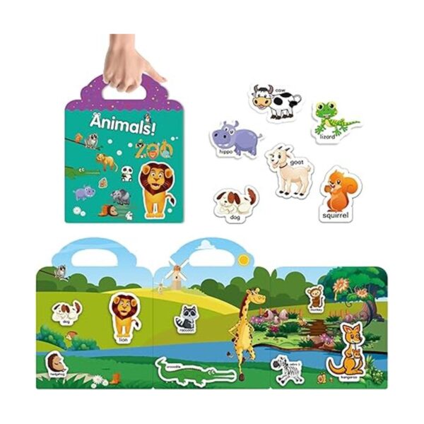 Juguetes adhesivos reutilizables para niñas de 2 3 4 y 5