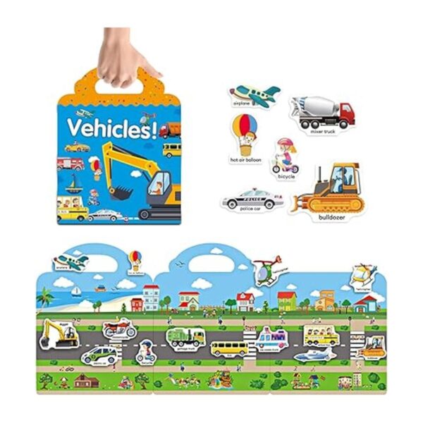 Juguetes adhesivos reutilizables para niñas de 2 3 4 y 5
