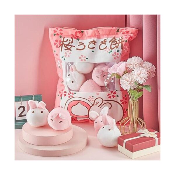 Linda almohada de felpa kawaii extraíble de animales de