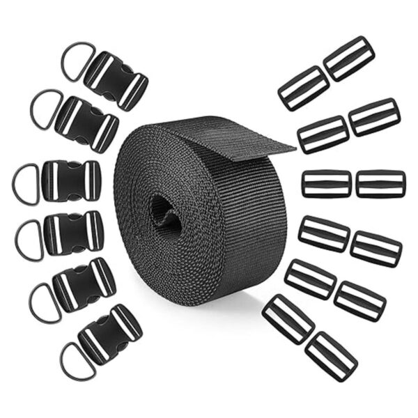 Correa de hebilla de 2 pulgadas correas de nailon de 6
