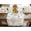 DII Colección de mesa con estampado botánico camino de_6