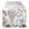 DII Colección de mesa con estampado botánico camino de_1