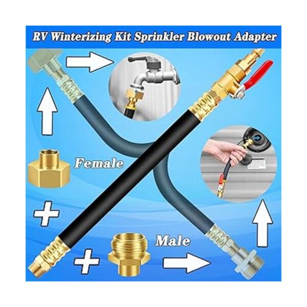 Kit de invernadero RV adaptador de soplado de aspersor con_2
