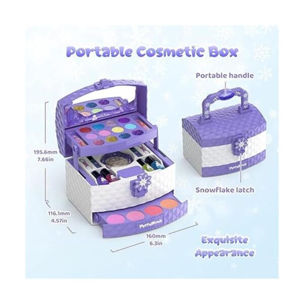 PERRYHOME Kit de maquillaje para niños y niñas 35 piezas_3