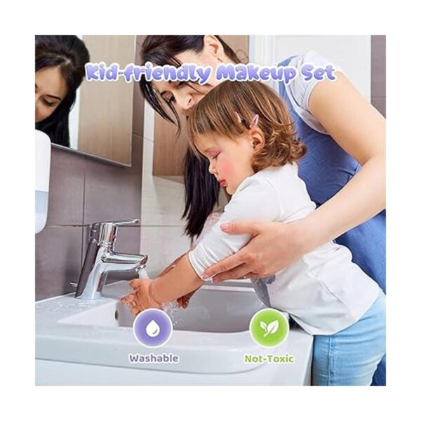 PERRYHOME Kit de maquillaje para niños y niñas 35 piezas_4