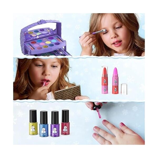PERRYHOME Kit de maquillaje para niños y niñas 35 piezas_6