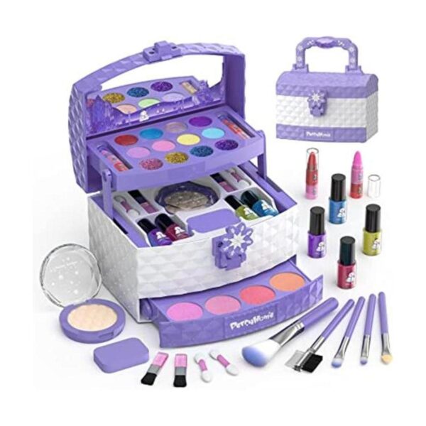 PERRYHOME Kit de maquillaje para niños y niñas 35 piezas_1