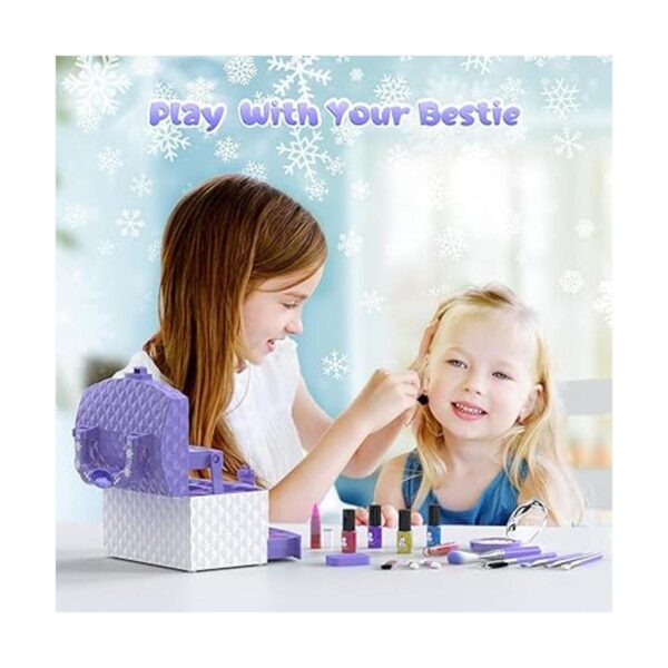 PERRYHOME Kit de maquillaje para niños y niñas 35 piezas_5