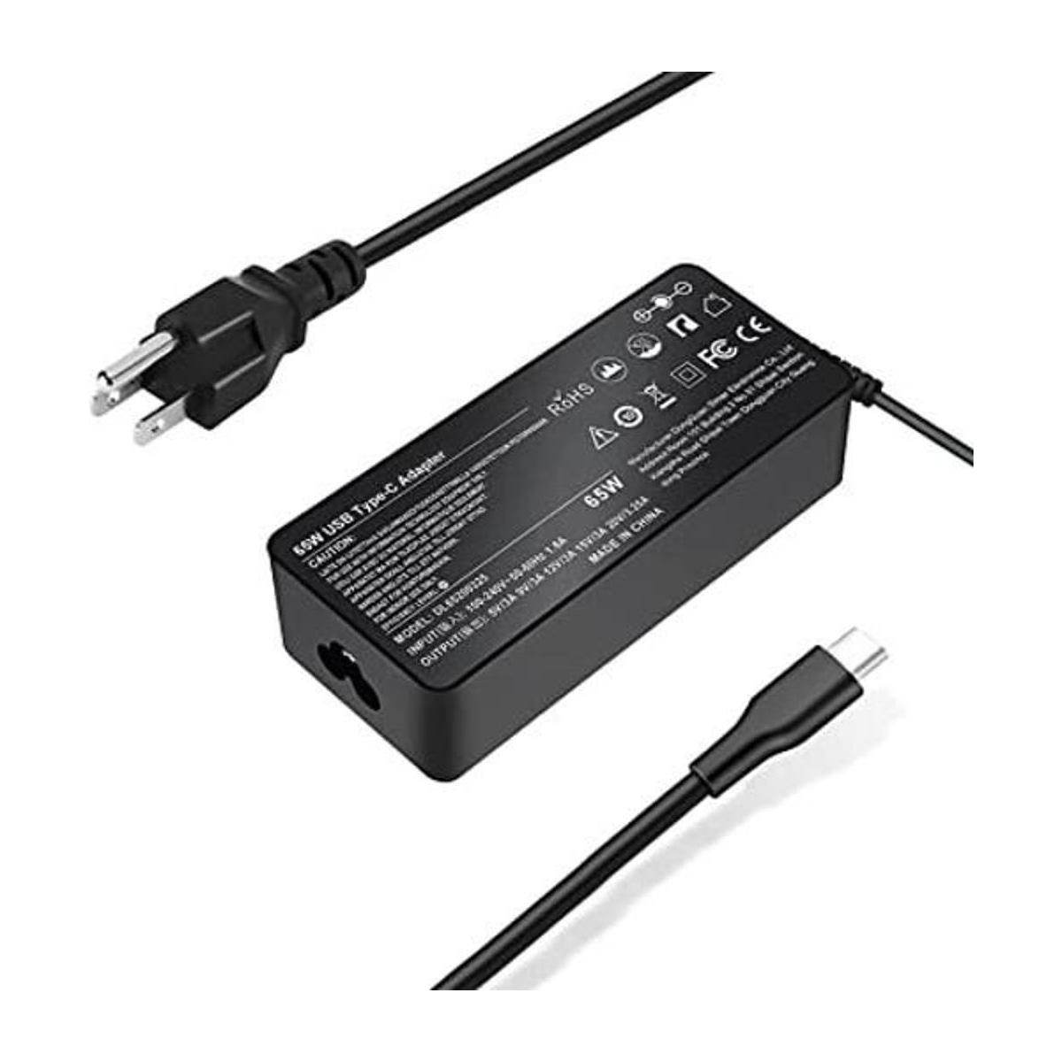 Cargador USB C tipo C de 65 W para Lenovo ThinkPad X1
