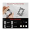 ENERLITES Decorator Placa de pared para interruptor de