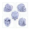 Molde de silicona de calavera de serpiente 3D para resina_3