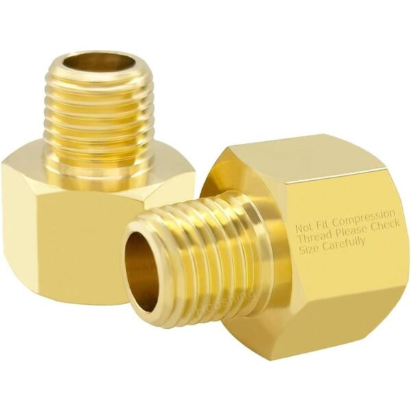 Hooshing Adaptador reductor de tubo de latón NPT hembra de_1