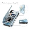 LETO Funda para iPhone 13 Pro funda de piel tipo cartera_3