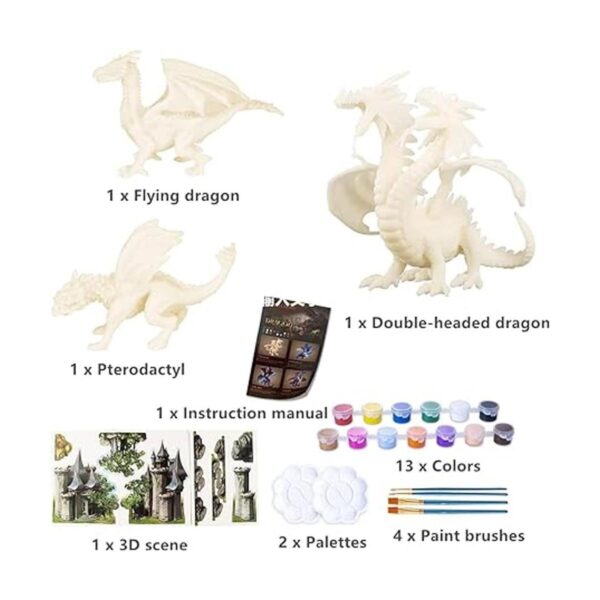 Kit de arte de pintura de Dragon Toys kit de pintura de_2