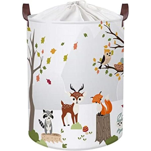 Clastyle Cesta de lavandería plegable de animales del