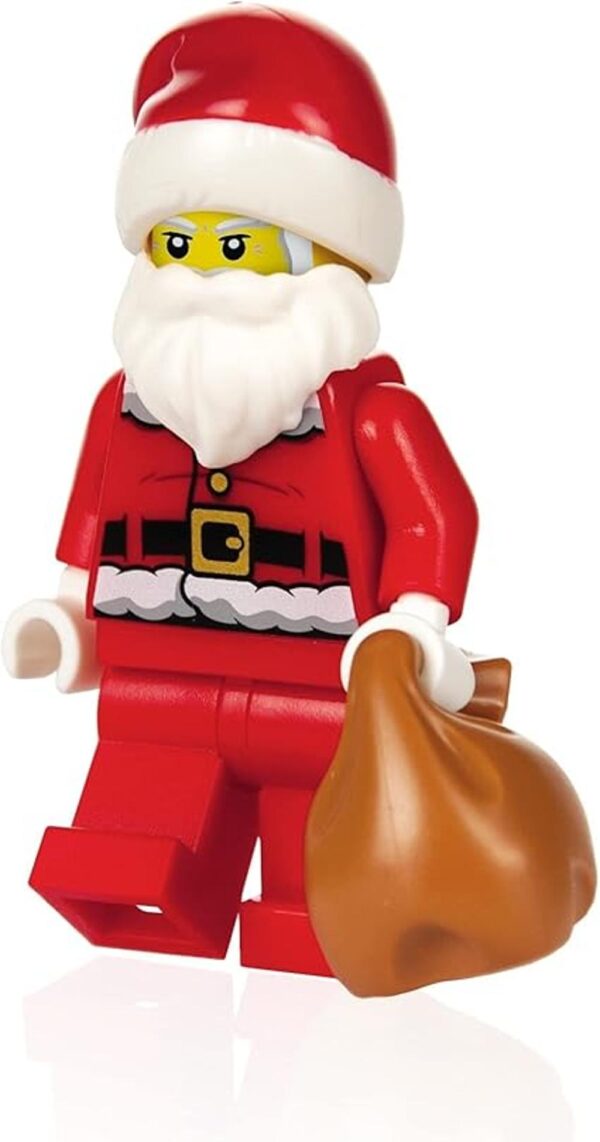 LEGO Minifigura navideña Papá Noel con saco de juguete_2