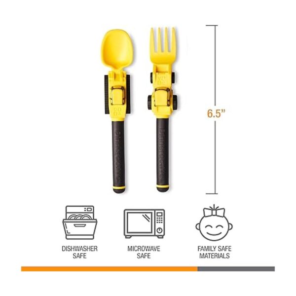 Dinneractive Juego de utensilios para niños tenedor y_6