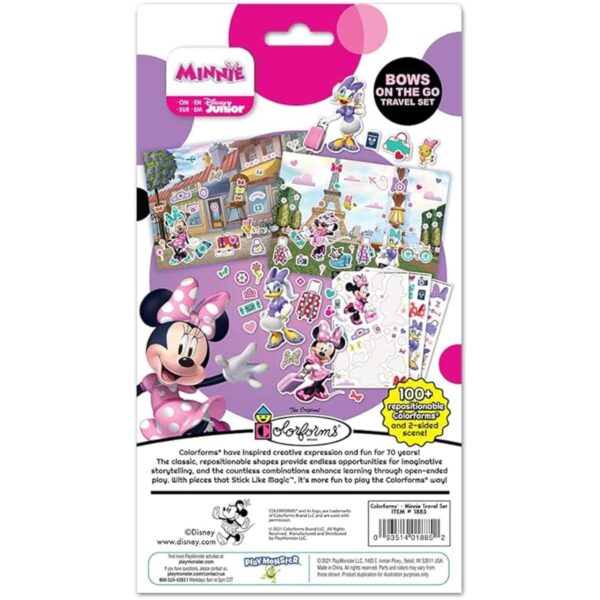 Colorforms Disney Minnie Mouse Juego de viaje Piezas se_2