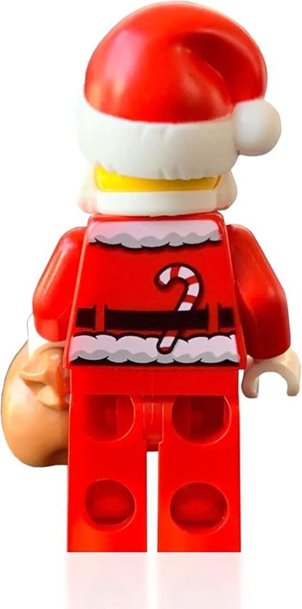 LEGO Minifigura navideña Papá Noel con saco de juguete_3